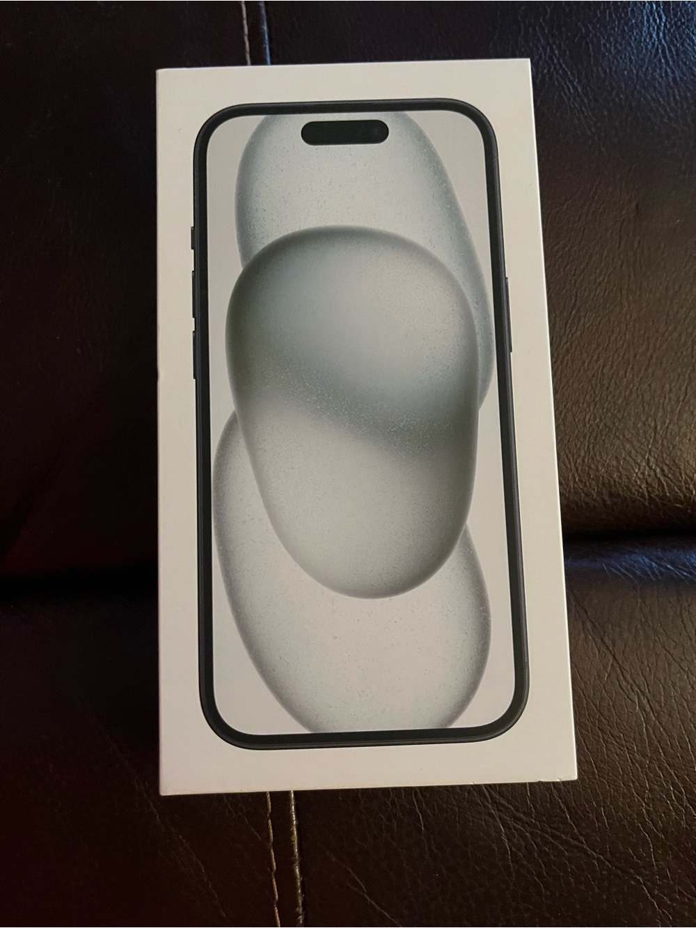 Official Apple iPhone 15 Empty Box + Inserts, SIM Tool & Sticker (Black)